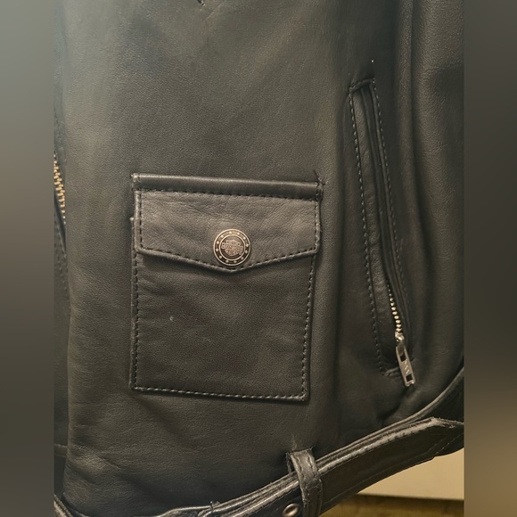 Rare, vintage, thick Harley Davidson Riding leather jacket. - Picture 3 of 12